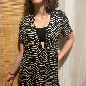 Marimekko flowing shift/trapezoid shirt style dress- size 38 (8 US)